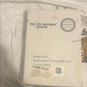 NEW IN BOX Touch Screen Purse in Black